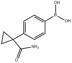 4-(1-carbaMoylcyclopropyl)phenylboronic acid Struktur