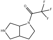 Pyrrolo[3,4-b]pyrrole, octahydro-1-(trifluoroacetyl)- (9CI) Struktur