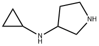 Cyclopropyl-pyrrolidin-3-yl-amine Struktur