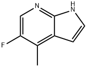 5-Fluoro-4-methyl-1H-pyrrolo[2,3-b]pyridine Struktur