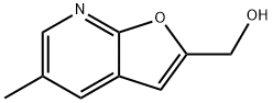 (5-Methylfuro[2,3-b]pyridin-2-yl)methanol Struktur