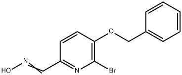 (Z)-5-(Benzyloxy)-6-bromopicolinaldehyde oxime Struktur