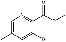 Methyl 3-broMo-5-Methylpyridine-2-carboxylate Struktur