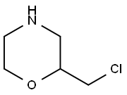 2-(chloromethyl)morpholine Struktur