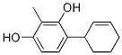 4-(cyclohex-2-enyl)-2-Methylbenzene-1,3-diol Struktur