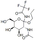 trifluoroacetamidopropyl-2-acetamido-2-deoxygalactopyranoside Struktur