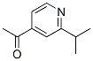 Ethanone, 1-[2-(1-methylethyl)-4-pyridinyl]- (9CI) Struktur