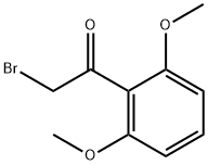 2-BROMO-1-(2,6-DIMETHOXYPHENYL)ETHANONE Struktur