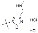 [(5-tert-Butyl-1H-pyrazol-3-yl)methyl]methylaminedihydrochloride Struktur