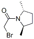 Pyrrolidine, 1-(bromoacetyl)-2,5-dimethyl-, (2R-trans)- (9CI) Struktur