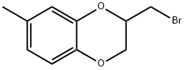 2-(Bromomethyl)-7-methyl-2,3-dihydrobenzo[b][1,4]dioxine Struktur