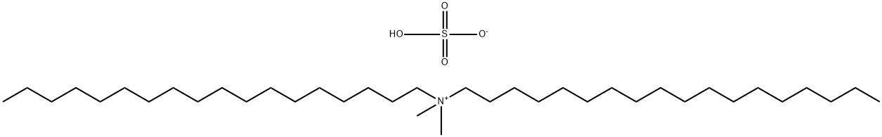 N,N-DIMETHYL-N,N-DISTEARYLAMMONIUM HYDROGEN SULFATE Struktur