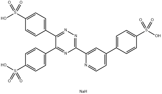 2-5 6-BIS-4-SULFOPHENYL-1 2 4-TRIAZIN-3& Struktur