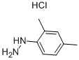 2,4-Dimethylphenylhydrazine hydrochloride Struktur