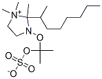 2-octylpentamethyl-3-imidazolinium-1-yloxy methyl sulfate Struktur