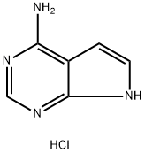 7H-pyrrolo[2,3-d]pyriMidin-4-aMine hydrochloride Struktur