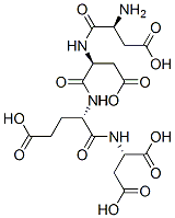 aspartyl-aspartyl-glutamyl-aspartic acid Struktur