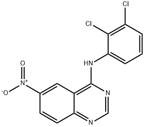 N-(2,3-dichlorophenyl)-6-nitroquinazolin-4-amine Struktur