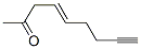 4-Nonen-8-yn-2-one, (E)- (9CI) Struktur