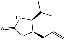 2-Oxazolidinone,4-(1-methylethyl)-5-(2-propenyl)-,(4S-cis)-(9CI) Struktur