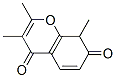 2,3,8-Trimethyl-4H-1-benzopyran-4,7(8H)-dione Struktur