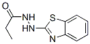 Propanoic acid, 2-(2-benzothiazolyl)hydrazide (9CI) Struktur