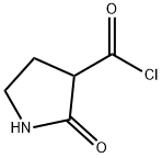 2-oxopyrrolidine-3-carbonyl chloride Struktur