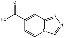 1,2,4-Triazolo[4,3-a]pyridine-7-carboxylic acid Struktur