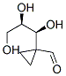 Cyclopropanecarboxaldehyde, 1-(1,2,3-trihydroxypropyl)-, [R-(R*,S*)]- (9CI) Struktur