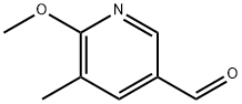 3-Pyridinecarboxaldehyde, 6-methoxy-5-methyl- (9CI) Struktur