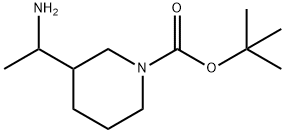 tert-butyl 3-(1-aMinoethyl)piperidine-1-carboxylate Structure