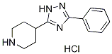 piperidine, 4-(3-phenyl-1H-1,2,4-triazol-5-yl)- Struktur