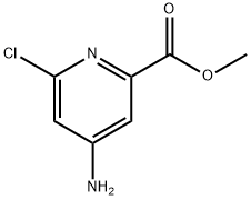 methyl 4-amino-6-chloropicolinate Structure