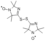 BIS-(2,2,5,5-TETRAMETHYL-3-IMIDAZOLINE-1-OXYL-4-YL)DISULFIDE Struktur