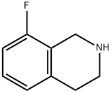 8-FLUORO-1,2,3,4-TETRAHYDRO-ISOQUINOLINE Struktur