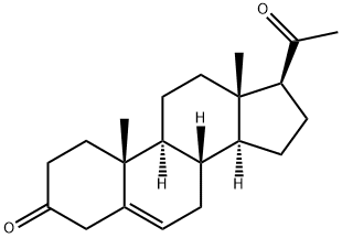 pregn-5-ene-3,20-dione Struktur