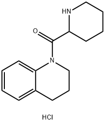 3,4-Dihydro-1(2H)-quinolinyl(2-piperidinyl)-methanone hydrochloride Struktur