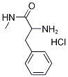 2-Amino-N-methyl-3-phenylpropanamide hydrochloride Struktur