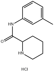 N-(3-Methylphenyl)-2-piperidinecarboxamidehydrochloride Struktur