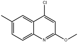 4-CHLORO-2-METHOXY-6-METHYLQUINOLINE Struktur