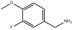 3-FLUORO-4-METHOXYBENZYLAMINE Struktur