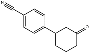 3-(4-CYANOPHENYL)CYCLOHEXANONE Struktur