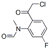 Formamide,  N-[2-(chloroacetyl)-5-fluorophenyl]-N-methyl-  (9CI) Struktur