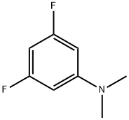 Benzenamine, 3,5-difluoro-N,N-dimethyl- (9CI) Struktur