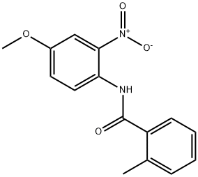 N-(4-methoxy-2-nitrophenyl)-2-methylbenzamide Struktur