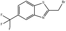 2-(BROMOMETHYL)-5-(TRIFLUOROMETHYL) BENZOTHIAZOLE Struktur