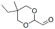 1,3-Dioxane-2-carboxaldehyde, 5-ethyl-5-methyl- (9CI) Struktur