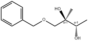 2,3-Butanediol, 2-methyl-1-(phenylmethoxy)-, (R*,S*)- Struktur