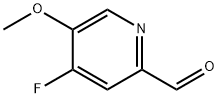 2-Pyridinecarboxaldehyde, 4-fluoro-5-methoxy- Struktur