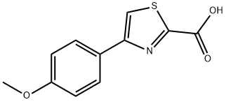 2-Thiazolecarboxylic  acid,4-(4-methoxyphenyl)- Struktur